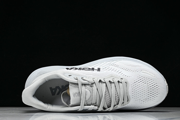 1176573-STMN ONE ONE CLIFTON 11 KNITTED MESH RUNNING SHOES WHITE/WHITE/WHITE
