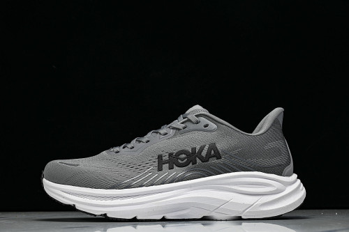 1176572-GCTC ONE ONE CLIFTON 11 KNITTED MESH RUNNING SHOES GREY/GREY/GREY