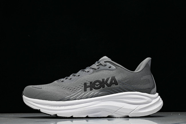 1176572-GCTC ONE ONE CLIFTON 11 KNITTED MESH RUNNING SHOES GREY/GREY/GREY
