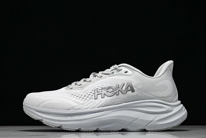 1176573-STMN ONE ONE CLIFTON 11 KNITTED MESH RUNNING SHOES WHITE/WHITE/WHITE