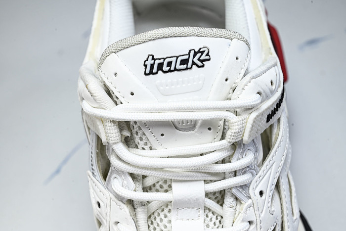 W2GN3-9610 BALENCIAGA TRACK.2 4.0 FOURTH GENERATION TRENDY RUNNING SHOES WHITE/OFF WHITE