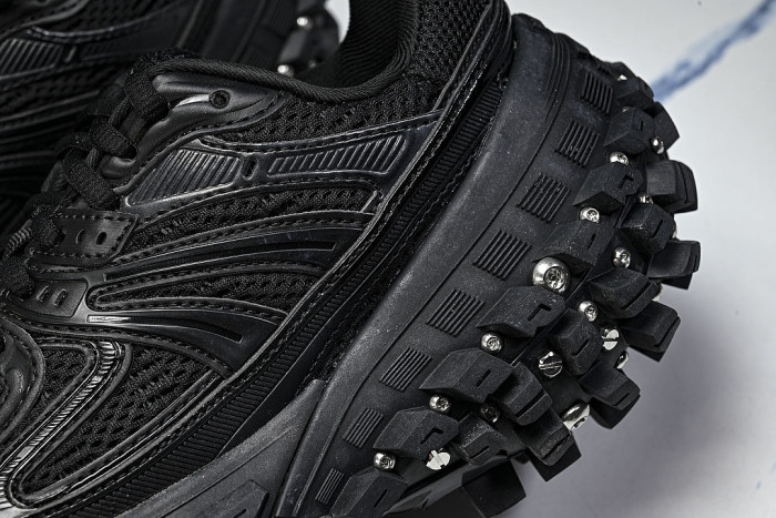 W2RAD-1081 DEFENDER RUBBER PLATFORM SNEAKERS BLACK/BLACK/BLACK