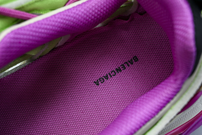 W2GN3-9199 BALENCIAGA TRACK.2 4.0 FOURTH GENERATION TRENDY RUNNING SHOES LIGHT GRAY/PURPLE