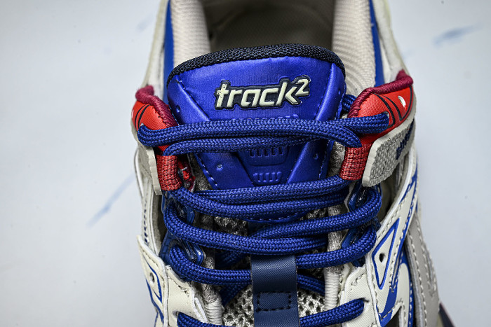 W2GN2-8570 BALENCIAGA TRACK.2 4.0 FOURTH GENERATION TRENDY RUNNING SHOES DARK GRAY/NAVY BLUE