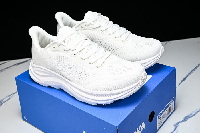 1176572 WWH ONE CLIFTON 11 LIGHTWEIGHT AND BREATHABLE MESH RUNNING SHOES WHITE/PURE WHITE