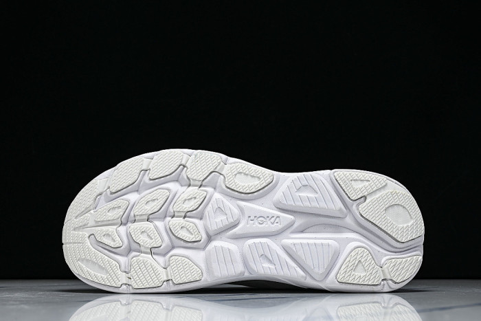 1176572 WWH ONE CLIFTON 11 LIGHTWEIGHT AND BREATHABLE MESH RUNNING SHOES WHITE/PURE WHITE