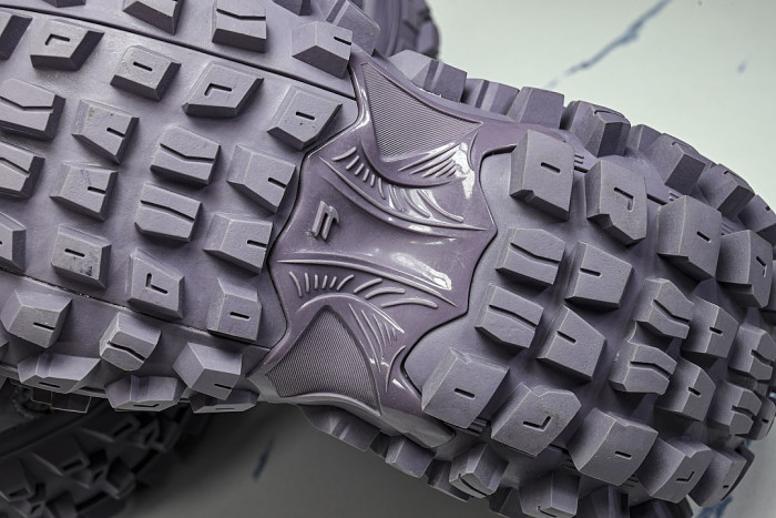 W2RAM-5500 DEFENDER RUBBER PLATFORM SNEAKERS PURPLE/PURPLE/PURPLE