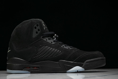 HQ7978-001 JORDAN 5 RETRO BLACK/PICANTE RED/GREEN