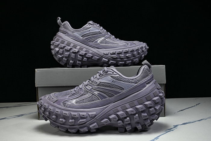 W2RAM-5500 DEFENDER RUBBER PLATFORM SNEAKERS PURPLE/PURPLE/PURPLE