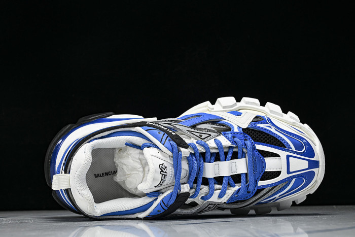 W3AE2-4191 BALENCIAGA TRACK.2 4.0 FOURTH GENERATION TRENDY RUNNING SHOES NAVY BLUE/WHITE/GREY