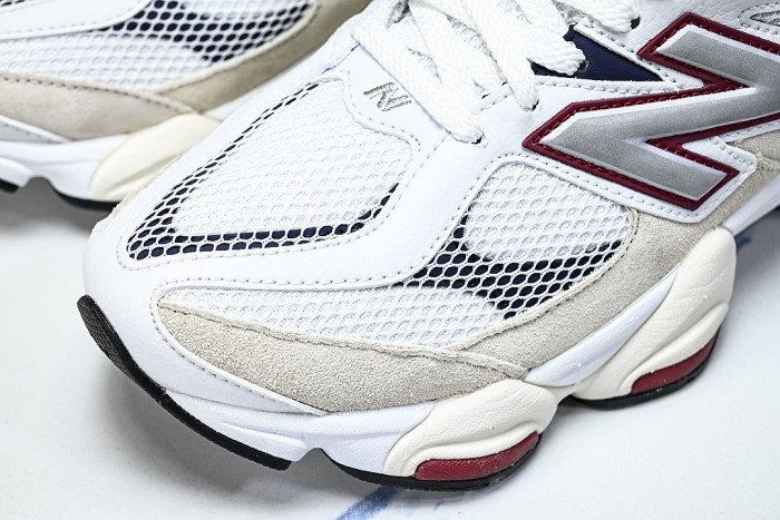 U90603MT RETRO CASUAL SPORTS RUNNING SHOES WHITE/GREY/BEIGE/BLACK/RED