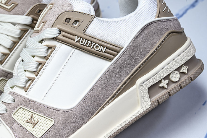LOW-TOP CASUAL SPORTS SNEAKERS WHITE/PINK
