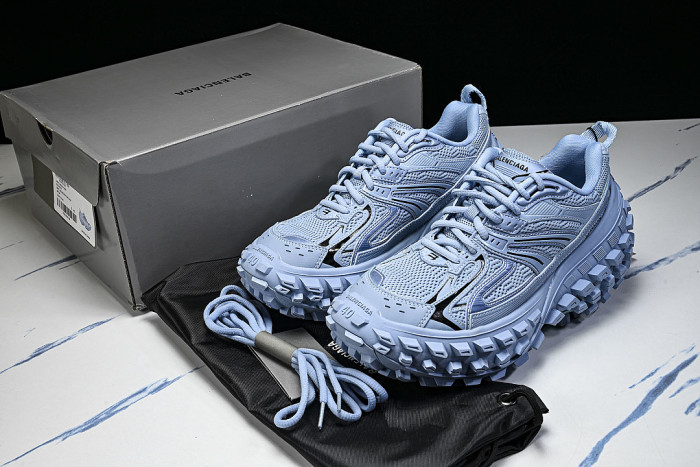 W2RAA-4000 DEFENDER RUBBER PLATFORM SNEAKERS BLUE/BLUE/BLUE