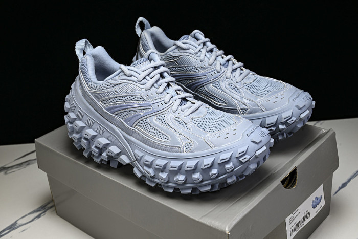 W2RAM-4400 DEFENDER RUBBER PLATFORM SNEAKERS BLUE/BLUE/BLUE