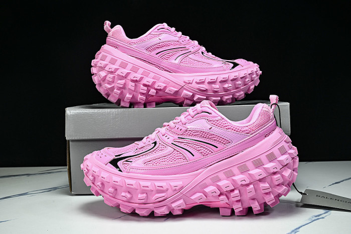 W2RAA-5000 DEFENDER RUBBER PLATFORM SNEAKERS PINK/PINK/PINK