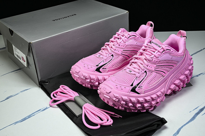 W2RAA-5000 DEFENDER RUBBER PLATFORM SNEAKERS PINK/PINK/PINK