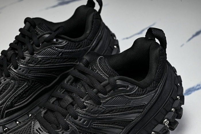 W2RAD-1081 DEFENDER RUBBER PLATFORM SNEAKERS BLACK/BLACK/BLACK