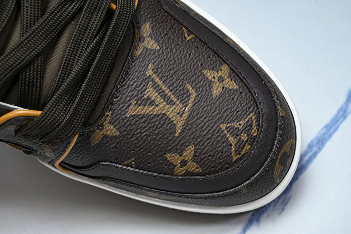 LOW-TOP CASUAL SPORTS SNEAKERS BROWN/BROWN/BROWN