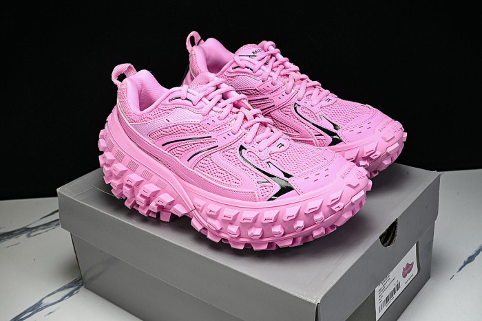 W2RAA-5000 DEFENDER RUBBER PLATFORM SNEAKERS PINK/PINK/PINK