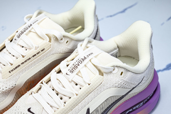 HQ2593-113 AIR ZOOM PEGASUS PREMIUM CHALK/ORANGE PULSE/LIGHT MAGENTA/TATTOO