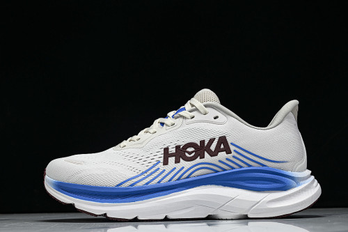1176572-SCCG ONE ONE CLIFTON 11 KNITTED MESH RUNNING SHOES WHITE/BLUE