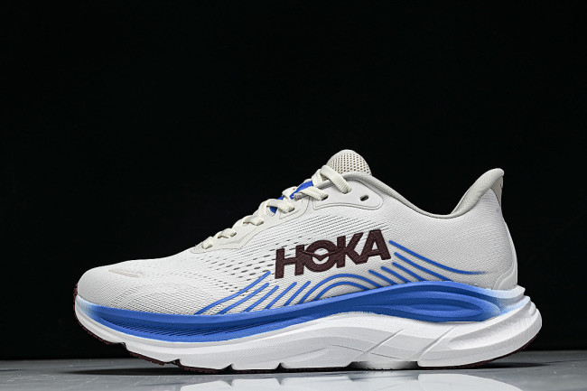 1176572-SCCG ONE ONE CLIFTON 11 KNITTED MESH RUNNING SHOES WHITE/BLUE