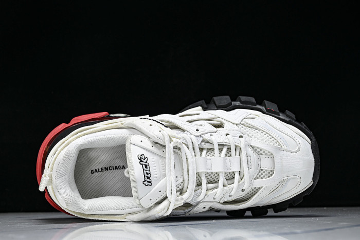 W2GN3-9610 BALENCIAGA TRACK.2 4.0 FOURTH GENERATION TRENDY RUNNING SHOES WHITE/OFF WHITE