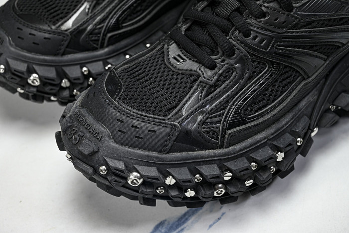 W2RAD-1081 DEFENDER RUBBER PLATFORM SNEAKERS BLACK/BLACK/BLACK
