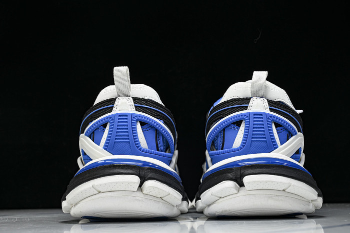 W3AE2-4191 BALENCIAGA TRACK.2 4.0 FOURTH GENERATION TRENDY RUNNING SHOES NAVY BLUE/WHITE/GREY