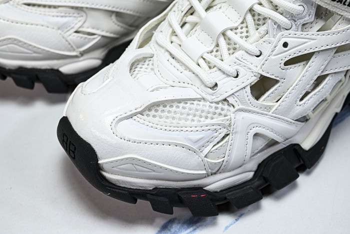 W2GN3-9610 BALENCIAGA TRACK.2 4.0 FOURTH GENERATION TRENDY RUNNING SHOES WHITE/OFF WHITE