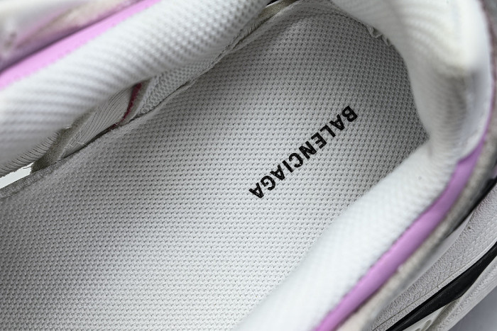 W3AE2-5291 BALENCIAGA TRACK.2 4.0 FOURTH GENERATION TRENDY RUNNING SHOES LIGHT PINK/DARK GRAY
