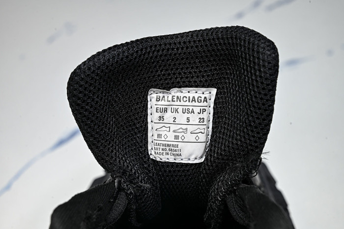W2RAD-1081 DEFENDER RUBBER PLATFORM SNEAKERS BLACK/BLACK/BLACK