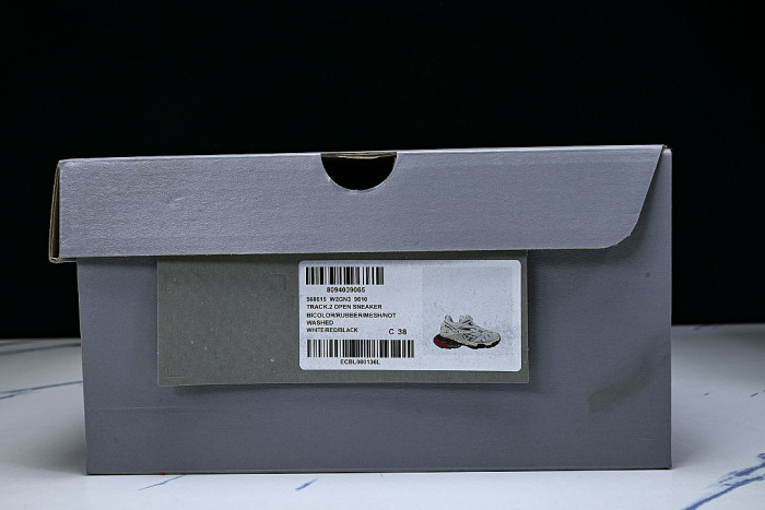 W2GN3-9610 BALENCIAGA TRACK.2 4.0 FOURTH GENERATION TRENDY RUNNING SHOES WHITE/OFF WHITE
