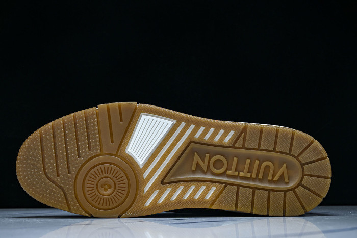 LOW-TOP CASUAL SPORTS SNEAKERS BROWN/BROWN/BROWN