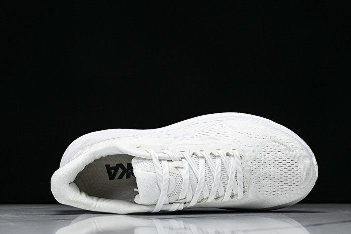 1176572 WWH ONE CLIFTON 11 LIGHTWEIGHT AND BREATHABLE MESH RUNNING SHOES WHITE/PURE WHITE
