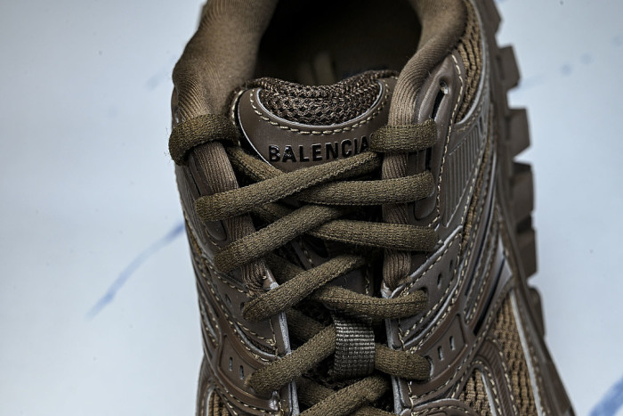 W2RAL-2010 DEFENDER RUBBER PLATFORM SNEAKERS BROWN/BROWN/BROWN