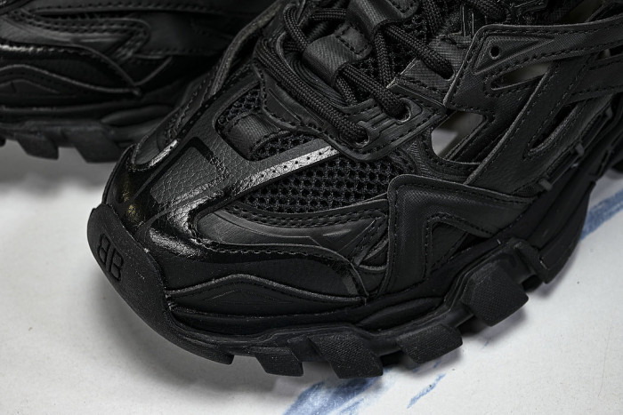 W2GN1-1000 BALENCIAGA TRACK.2 4.0 FOURTH GENERATION TRENDY RUNNING SHOES BLACK/INKINESS