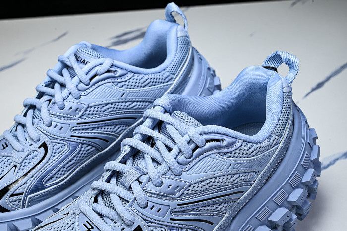 W2RAA-4000 DEFENDER RUBBER PLATFORM SNEAKERS BLUE/BLUE/BLUE
