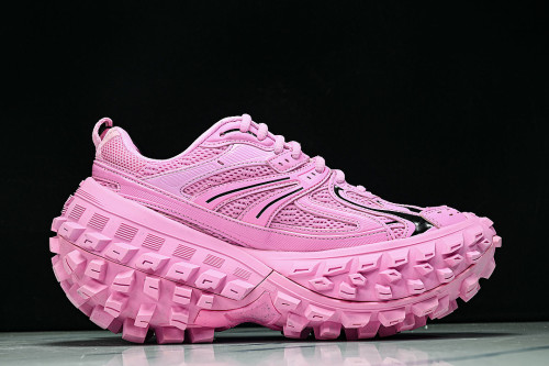W2RAA-5000 DEFENDER RUBBER PLATFORM SNEAKERS PINK/PINK/PINK