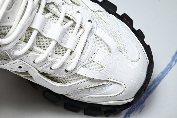 W2GN3-9610 BALENCIAGA TRACK.2 4.0 FOURTH GENERATION TRENDY RUNNING SHOES WHITE/OFF WHITE