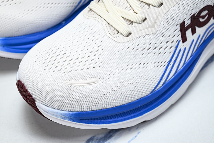 1176572-SCCG ONE ONE CLIFTON 11 KNITTED MESH RUNNING SHOES WHITE/BLUE