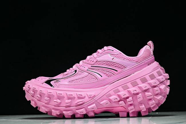 W2RAA-5000 DEFENDER RUBBER PLATFORM SNEAKERS PINK/PINK/PINK