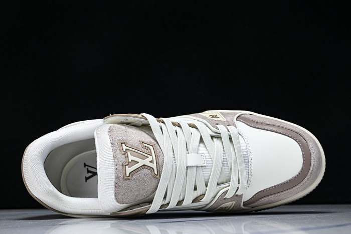 LOW-TOP CASUAL SPORTS SNEAKERS WHITE/PINK