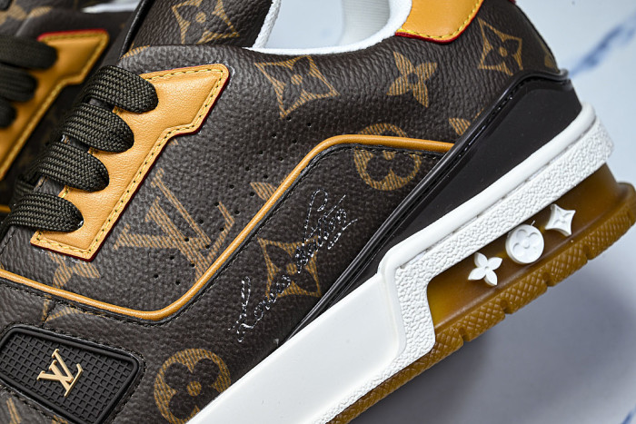 LOW-TOP CASUAL SPORTS SNEAKERS BROWN/BROWN/BROWN