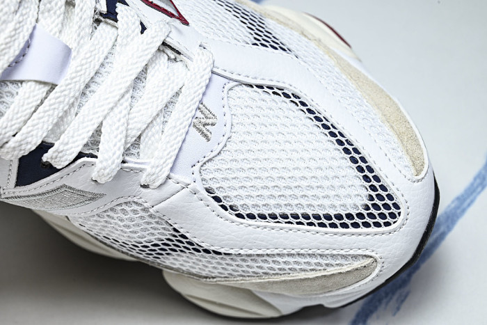 U90603MT RETRO CASUAL SPORTS RUNNING SHOES WHITE/GREY/BEIGE/BLACK/RED