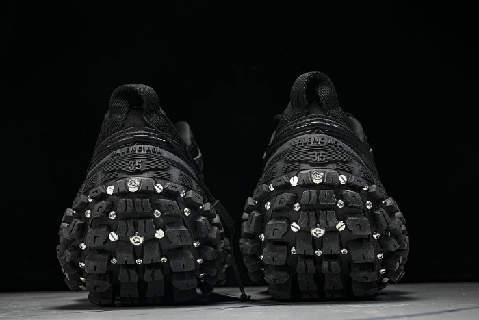 W2RAD-1081 DEFENDER RUBBER PLATFORM SNEAKERS BLACK/BLACK/BLACK