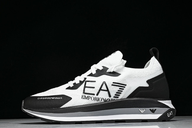 X8X113 XK269-Q708 SIMPLE LOW-TOP CASUAL SHOES WHITE/BLACK