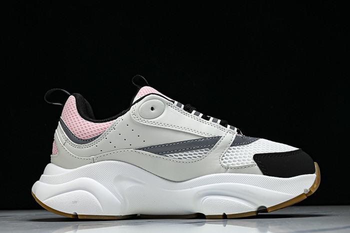 HOMME B22 TRAINER SNEAKER RETRO THICK-SOLED CASUAL SPORTS JOGGING SHOES WHITE/GREY/BLACK/PINK