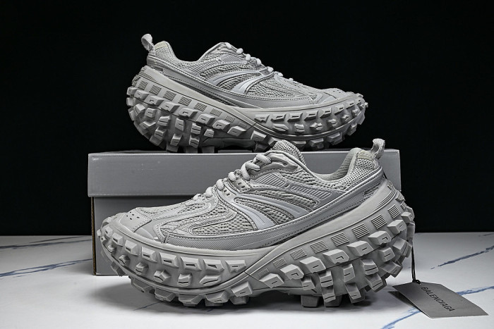 W2RA6-1200 DEFENDER RUBBER PLATFORM SNEAKERS GREY/GREY/GREY
