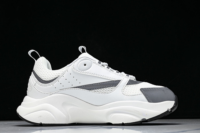 HOMME B22 TRAINER SNEAKER RETRO THICK-SOLED CASUAL SPORTS JOGGING SHOES WHITE/GREY/BLACK